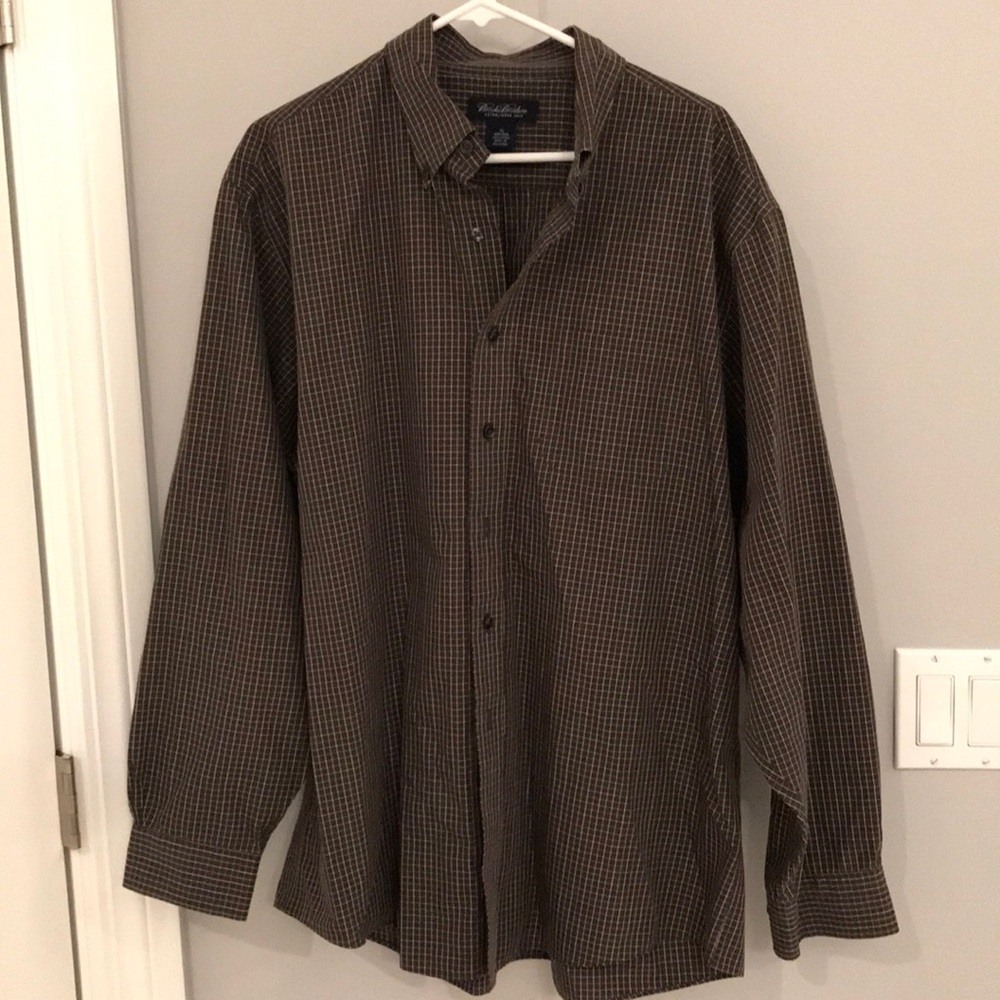 Men’s Brooks Brothers Button Up Plaid Shirt